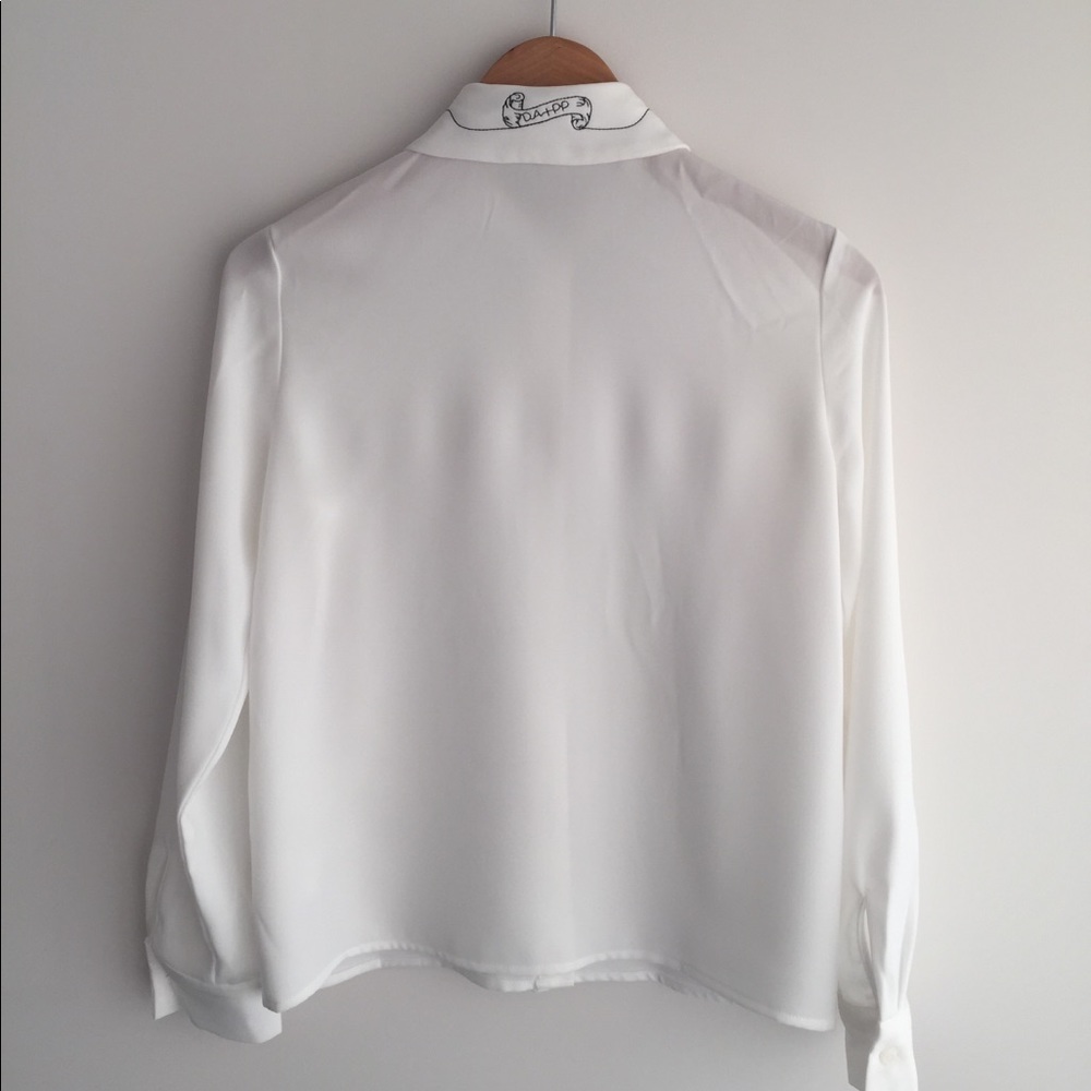 Embroidered Collar Blouse 🐦 - Picture 3 of 8